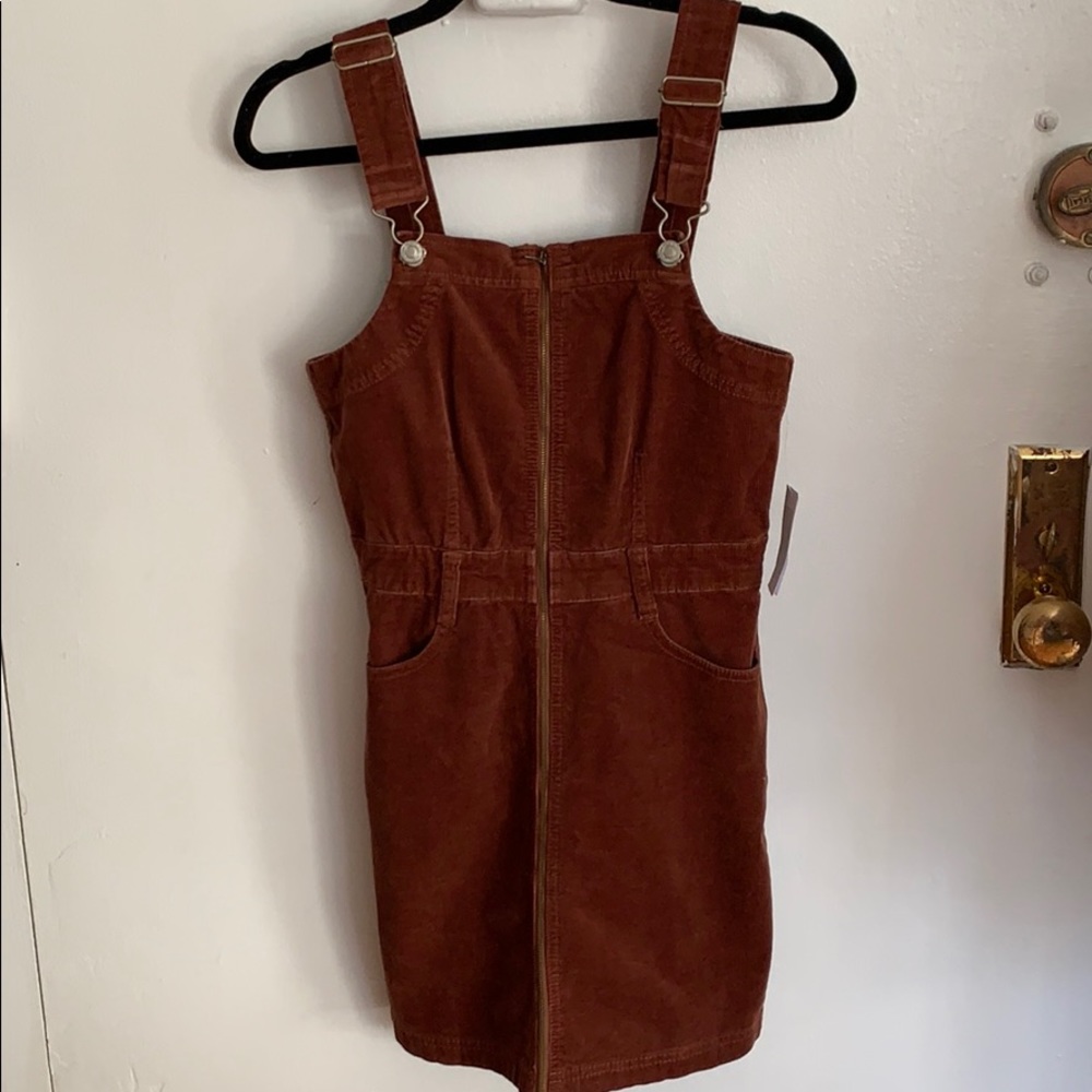 Courdoroy overall dress